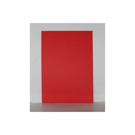 Kétoldalas karton A/4 piros