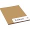 Kétoldalas karton A/4 barna