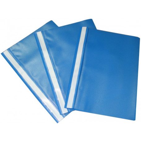 Gyorsfűző mappa műanyag A/4 kék