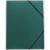 Műanyag gumis mappa A/4 - zöld