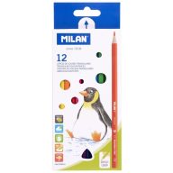 Milan háromszögletű színes ceruza készlet 12 darabos