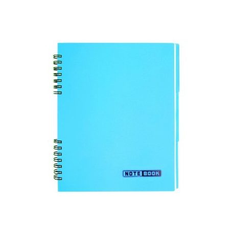 ECONOMIX B/5 Notebook PP színregiszteres 120 lapos 