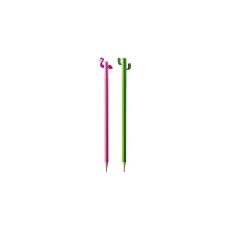 Grafit ceruza állatos 4D kerek Kaktusz