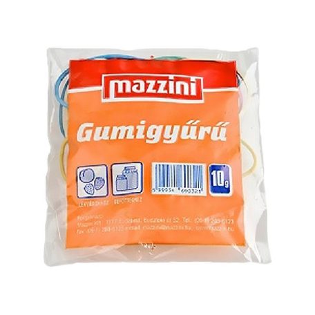 Mazzini gumigyűrű 10g