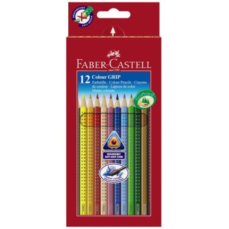 Faber-Castell Grip 2001 színes ceruza 12 darabos készlet