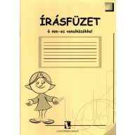 Írásfüzet 6 mm-es vonalközökkel