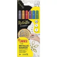 Jovi Metallic metál filctoll rostirón készlet 6 darabos