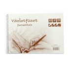 Vázlatfüzet famentes B/5