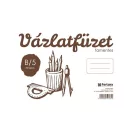 Vázlatfüzet famentes B/5
