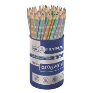   Lyra Groove  Slim metál fogáskönnyített háromszög grafit ceruza HB
