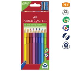   Faber Castell középvastag háromszög színes ceruza 10 darabos készlet
