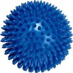 Masszázs labda erősített 10 cm - kék