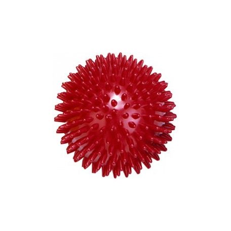 Masszázs labda erősített 9 cm - piros
