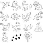 Heyda Nyomdakészlet 15 darabos Dinoszaurusz