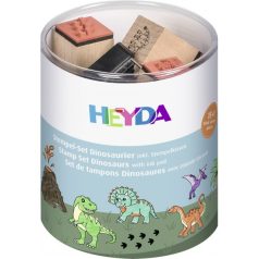 Heyda Nyomdakészlet 15 darabos Dinoszaurusz
