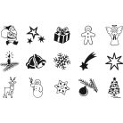 Heyda Nyomdakészlet 15 darabos Karácsony