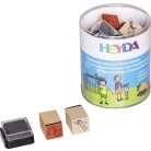 Heyda Nyomdakészlet 15 darabos Focis/Építős 