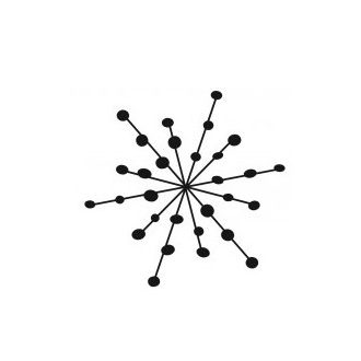 Heyda nyomda hópehely 4 cm