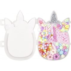 Gyöngyfűző készlet unikornis