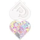 Gyöngyfűző készlet szív