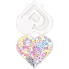 Gyöngyfűző készlet szív