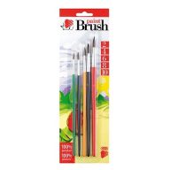 ICO festett nyelű póniszőr ecset készlet 2 4 6 8 10 