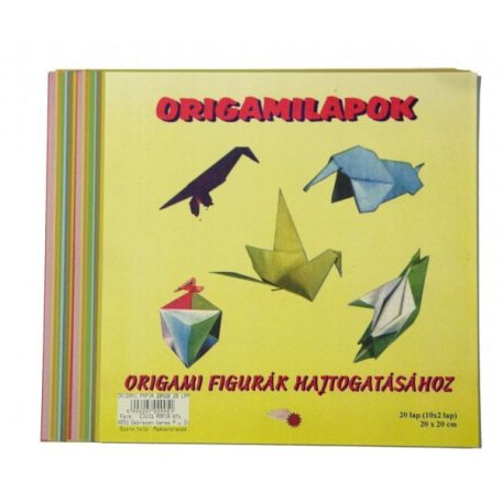 Origami papír 20x20 cm 20 lap