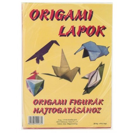 Origami papír A/4 20 lap
