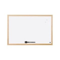 Fehértábla mágnestábla fakeretes 30 x 40 cm