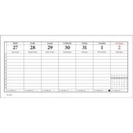 Asztali naptár nagy 24TA 2026