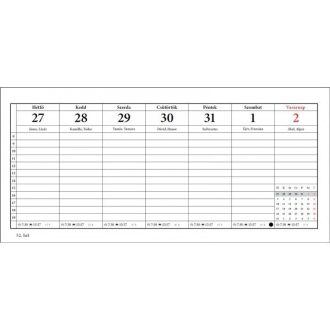 Asztali naptár nagy 24TA 2026