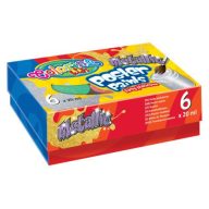 Colorino Metallic tégelyes temperakészlet 6 x 20 ml