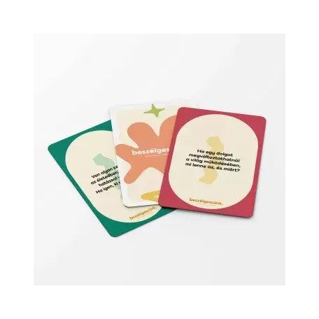 Beszélgessünk bárhol, bármikor, bárkivel kártyajáték