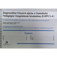 E-DPV Előszűrő és pontozó űrlapok 3-4