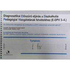 E-DPV Előszűrő és pontozó űrlapok 3-4