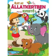 Élet az állatkertben verses kifestő