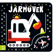 Kontrasztos könyv Járművek