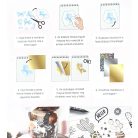 Unikornisok fólia matrica