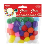 Pompon csomag vegyes 25 mm 50 db