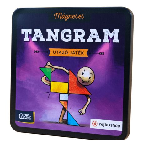 Mágneses tangram utazó játék