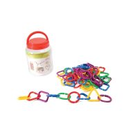 Láncfűző készlet geometria alakzatokkal