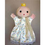 Királylány kesztyűbáb