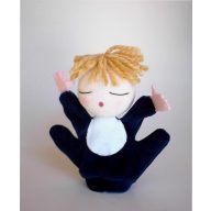 Ember kesztyűbáb gyerek kézre