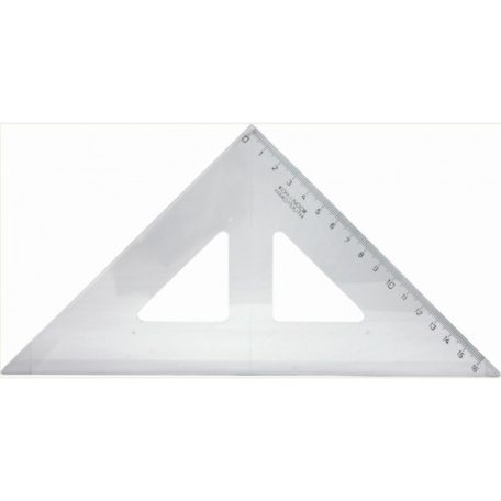 KOH-I-NOOR  Háromszög vonalzó 45 fokos műanyag