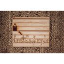 Betűfogó betűtanító fejlesztő játék fából