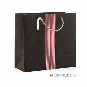 Dísztasak csíkos 33 x 32 cm