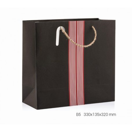 Dísztasak csíkos 33 x 32 cm