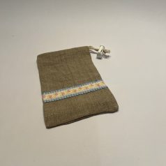 Kártyatartó tasak textilből lenvászonból