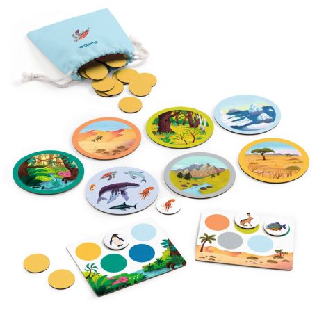 Naturo Mondo Állatok és élőhelyeik képes lottó