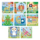 Beillesztős pötyi mozaik fejlesztőjáték Vadállatok